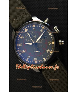 IWC Pilot's Montre chronographe Top Gun Miramar IW389002 Cadran céramique anthracite 1:1 Miroir Réplique 