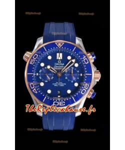 Montre Omega Seamaster Co-Axial Master Chronometer Chronograph Or Rose 44MM 1:1 Réplique Miroir