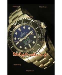 Montre suisse à cadran bleu Rolex Sea Dweller Deepsea 