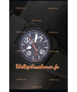 Montre Replica Suisse Bell & Ross BR03-92 Edition Limitée avec Cadran Noir