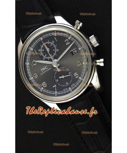 Montre IWC Portugieser Chronograph Classic IW390302 Cadran Gris Réplique 
