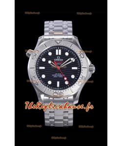 Réplique de la montre Omega Seamaster Diver 300M Nekton Edition 1:1 avec cadran noir