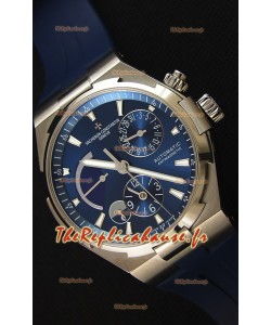 Vacheron Constantin Overseas Dual Time cadran bleu Montre Réplique Suisse 