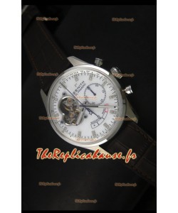 Réplique de montre Zenith El Primero Chronomaster 42mm de réserve de puissance et remontage manuel avec cadran blanc
